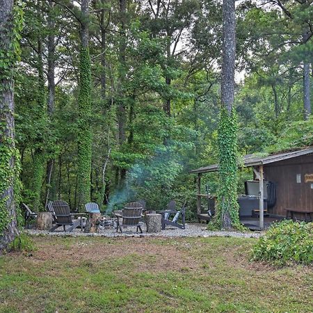 Luxury Pearcy Cabin With 5 Private Acres And Hot Tub! Bagian luar foto